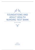Foundations and Adult Health Nursing 