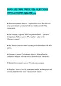 BUAD 332 FINAL PAPER 2026 QUESTIONS WITH ANSWERS GRADED A&plus;