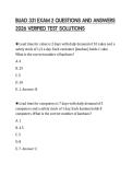 BUAD 331 EXAM 2 QUESTIONS AND ANSWERS 2026 VERIFIED TEST SOLUTIONS
