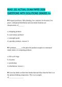 BUAD 332 ACTUAL EXAM PAPER 2026 QUESTIONS WITH SOLUTIONS GRADED A&plus;