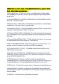 ARM 400 LATEST 2026 CORE EXAM MANUAL QUESTIONS AND ANSWERS MARKED A&period;pdf