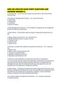 ARM 400 UPDATED EXAM SCRIPT QUESTIONS AND ANSWERS MARKED A&period;pdf