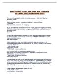 BOOKKEEPING BASICS NEW EXAM WITH COMPLETE SOLUTIONS 100&percnt; VERIFIED 2026-2027&excl;&excl;
