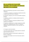 BUS 450 APPLICANT EVALUATION INQUIRIES AND OUTCOMES 2026 OFFICIAL DOCUMENT FULL COVERAGE