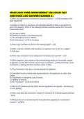 MARYLAND HOME IMPROVEMENT 2026 EXAM TEST QUESTIONS AND ANSWERS MARKED A&period;pdf