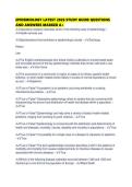 EPIDEMIOLOGY LATEST 2026 STUDY GUIDE QUESTIONS AND ANSWERS MARKED