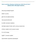 Bomi vocabulary  Questions and Answers &lpar;100 &percnt;Score&rpar; Latest  Updated 2026 &vert; With Expert Solutions