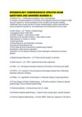 EPIDEMIOLOGY COMPREHENSIVE UPDATED EXAM QUESTIONS AND ANSWERS MARKED