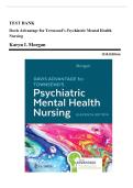 Davis Advantage Test Bank for Townsend&rsquo;s Essentials of Psychiatric Mental Health 2026&sol;2027