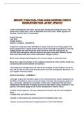 BBK99E1 PRACTICAL FINAL EXAM ANSWERS SHEETS GUARANTEED PASS LATEST UPDATE&excl;&excl;