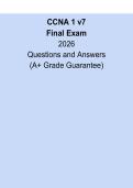 CCNA 1 v7 Final Exam Answers &vert; Cisco Networking Exam Review & Prep