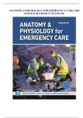 ANATOMY & PHYSIOLOGY FOR EMERGENCY CARE&comma; 3RD  EDITION BLEDSOE&rsquo;S TESTBANK