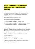 PSYCH 1 EXAMPREP TEST BANK 2026 QUESTIONS AND FULL SOLUTIONS VERIFIED