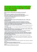 PCA CFSS Worker Training Certification Exam 2025 Questions with 100&percnt; Verified Answers Top Rated 