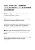 NR 503 EPIDEMIOLOGY CHAMBERLAIN COLLEGE EXAM STUDY GUIDE WITH DETAILED SOLUTIONS 2026
