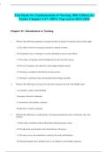 Fundamentals of Nursing 10th Edition Test Bank 2026&sol;2027 &ndash; Taylor Chapters 1&ndash;47