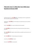 POLS 2311 Test 2 &ndash; Exam Questions & Answers &lpar;2026&rpar;