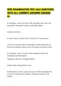 RCES EXAMINATION TEST 2026 QUESTIONS WITH ALL CORRECT ANSWERS GRADED A&plus;