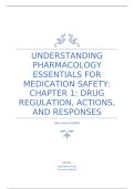 Pharmacology Essentials for Medication Safety&colon; Chapter 1&colon; Drug Regulation&comma; Actions&comma; and Responses