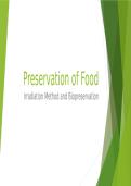 Food Preservation methods
