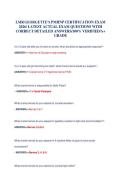 LMR GEORGETTE&rsquo;S PMHNP CERTIFICATION EXAM  2026&sol; LATEST ACTUAL EXAM QUESTIONS WITH  CORRECT DETAILED ANSWERS&sol;100&percnt; VERIFIED&sol;A&plus;  GRADE