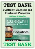 Current Diagnosis and Treatment Pediatrics 24th Edition Test Bank 2026&sol;2027 &ndash; William Hay