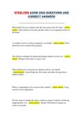 STEDI Substitute Teacher Exam 2026 &ndash; STEDI&period;ORG &ndash; Academic Year 2026 &ndash; Exam questions with correct answers