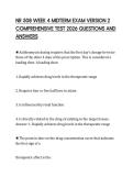 NR 508 WEEK 4 MIDTERM EXAM VERSION 2 COMPREHENSIVE TEST 2026 QUESTIONS AND ANSWERS