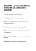 NR 508 WEEK 4 MIDTERM EXAM VERSION 2 STUDY GUIDE 2026 QUESTIONS AND RATIONALES