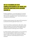 NR 509 CHAMBERLAIN TESTS COMPILATION BUNDLE TEST BANK 2026 UPDATED QUESTIONS WITH ANSWERS GRADED A&plus;