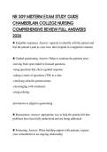 NR 509 MIDTERM EXAM STUDY GUIDE CHAMBERLAIN COLLEGE NURSING COMPREHENSIVE REVIEW FULL ANSWERS 2026