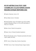 NR 509 MIDTERM EXAM STUDY GUIDE CHAMBERLAIN COLLEGE NURSING MASTER RESOURCE DETAILED RESPONSES 2026