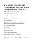 NR 509 MIDTERM EXAM STUDY GUIDE CHAMBERLAIN COLLEGE NURSING PREMIUM PREPARATION MATERIAL VERIFIED 2026