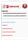 NBME CBSE REAL EXAM 200 QUESTIONS AND ANSWERS LATEST 2025 COMPLETE EXAM &lpar;usmle step 1&rpar;MEDICAL EXAMINATION