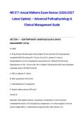 NR 571 Actual Midterm Exam Review &lpar;2026&sol;2027 Latest Update&rpar; &ndash; Advanced Pathophysiology & Clinical Management Guide