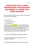 Hurst Review Test 2 & Hurst Readiness Exam 2&comma; Nursing Program&comma; 2026 &ndash; comprehensive NCLEX-style practice questions with answers and rationales