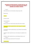 ADVANCED PATHOPHYSIOLOGY 50 MCQS NUR 546 1 BG COM ACTUAL EXAM