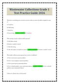 Wastewater Collections Grade 1 Test Practice Guide 2026