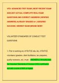 VITA  ADVANCED TEST EXAM &vert; MOST RECENT EXAM  2026-2027 ACTUAL COMPLETE REAL EXAM  QUESTIONS AND CORRECT ANSWERS &lpar;VERIFIED  ANSWERS&rpar; ALREADY GRADED A&plus; &vert; ASSURED  SUCCESS &vert; NEWEST EXAM &vert;BRAND NEW&excl;&excl;