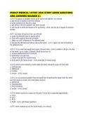 FISDAP MEDICAL LATEST 2026 STUDY GUIDE QUESTIONS AND ANSWERS MARKED A&period;pdf