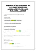 ASCP CHEMISTRY SECTION&vert;QUESTIONS AND 100&percnt; CORRECT WELL DETAILED ANSWERS&vert;LATEST UPDATE&excl;&excl;&excl;&excl;&excl;2026&vert; PASS&vert;GRADED A&plus;&vert;VERIFIED