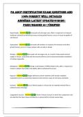 PA ASCP CERTIFICATION EXAM&vert;QUESTIONS AND 100&percnt; CORRECT WELL DETAILED ANSWERS&vert;LATEST UPDATE&excl;&excl;&excl;&excl;&excl;2026&vert; PASS&vert;GRADED A&plus;&vert;VERIFIED