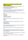 AMMO 49 END OF COURSE EXAM QUESTIONS AND ANSWERS MARKED A&period;pdf