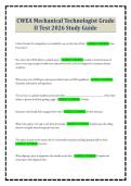 CWEA Mechanical Technologist Grade II Test 2026 Study Guide