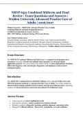 NRNP 6531 Combined Midterm and Final  Review &vert; Exam Questions and Answers &vert;  Walden University Advanced Practice Care of  Adults &vert; 2026&sol;2027 