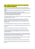 WALL STREET PREP REVISION EXAM TEST QUESTIONS AND ANSWERS MARKED