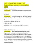 ILETSB Certification FINAL Exam Questions and Answers &lpar;Latest Update 2026&rpar;&period;docx