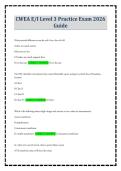 CWEA E&sol;I Level 3 Practice Exam 2026 Guide