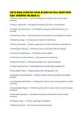 CMTO MCQ UPDATED FINAL EXAMS ACTUAL QUESTIONS AND ANSWERS MARKED