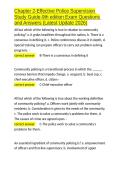 Chapter 2-Effective Police Supervision Study Guide-9th edition Exam Questions and Answers &lpar;Latest Update 2026&rpar;&period;docx
